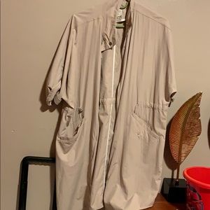 Zara lightweight trench coat tan color